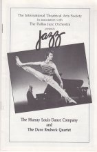 1986  The Murray Louis Dance Company   Dallas 